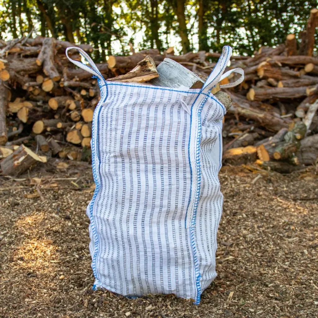 Barrow bag of air dried hardwood firewood for sale in Stowmarket