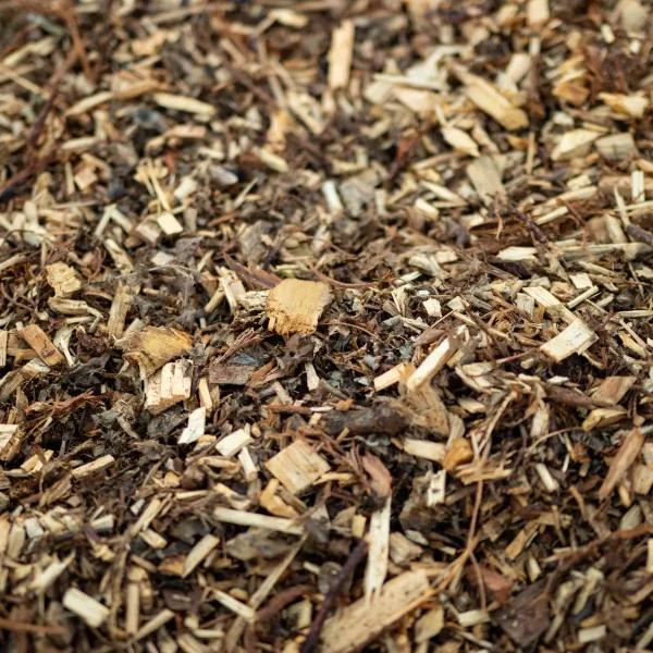 Woodchip bulk bag close up