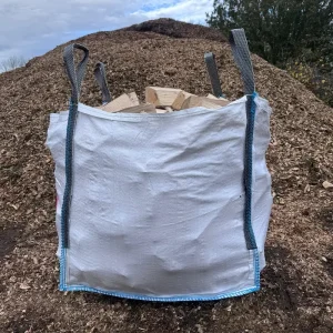 Standard sized bulk bags of hardwood logs for sale in stowmarket and surrounding areas